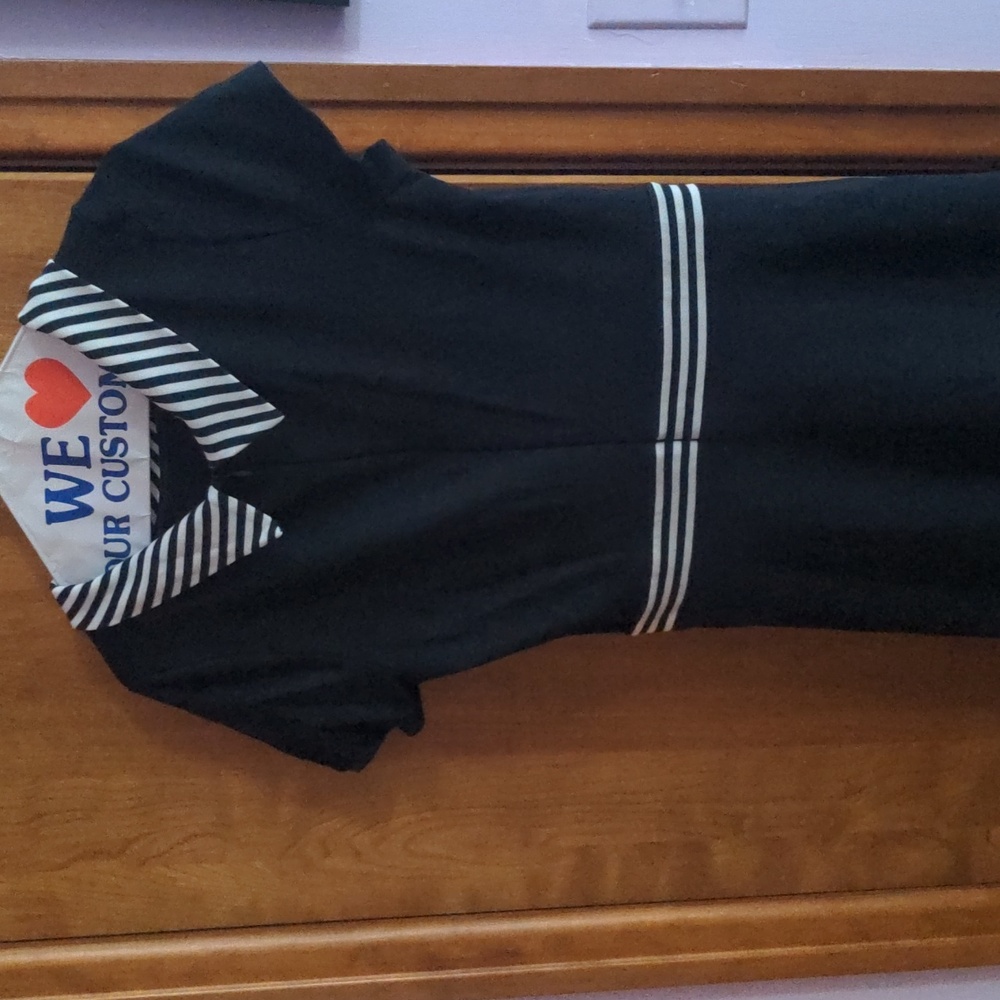 Hobbs navy blue dress